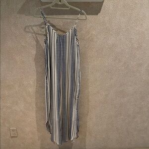 Striped Sleeveless Maxi Romper